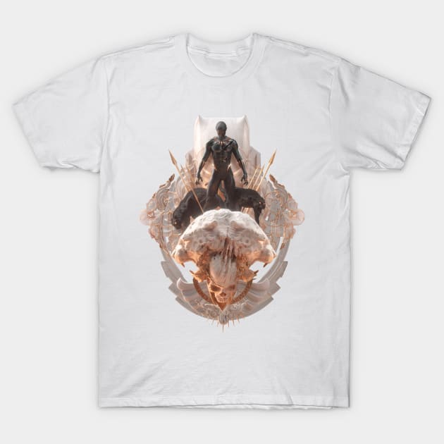 Black Panther Light T-Shirt by spizak